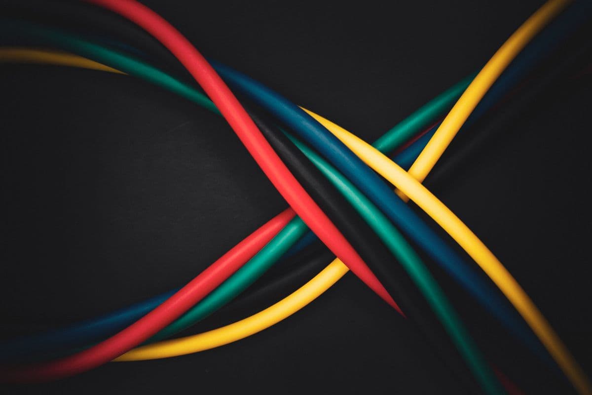 An abstract network of connections