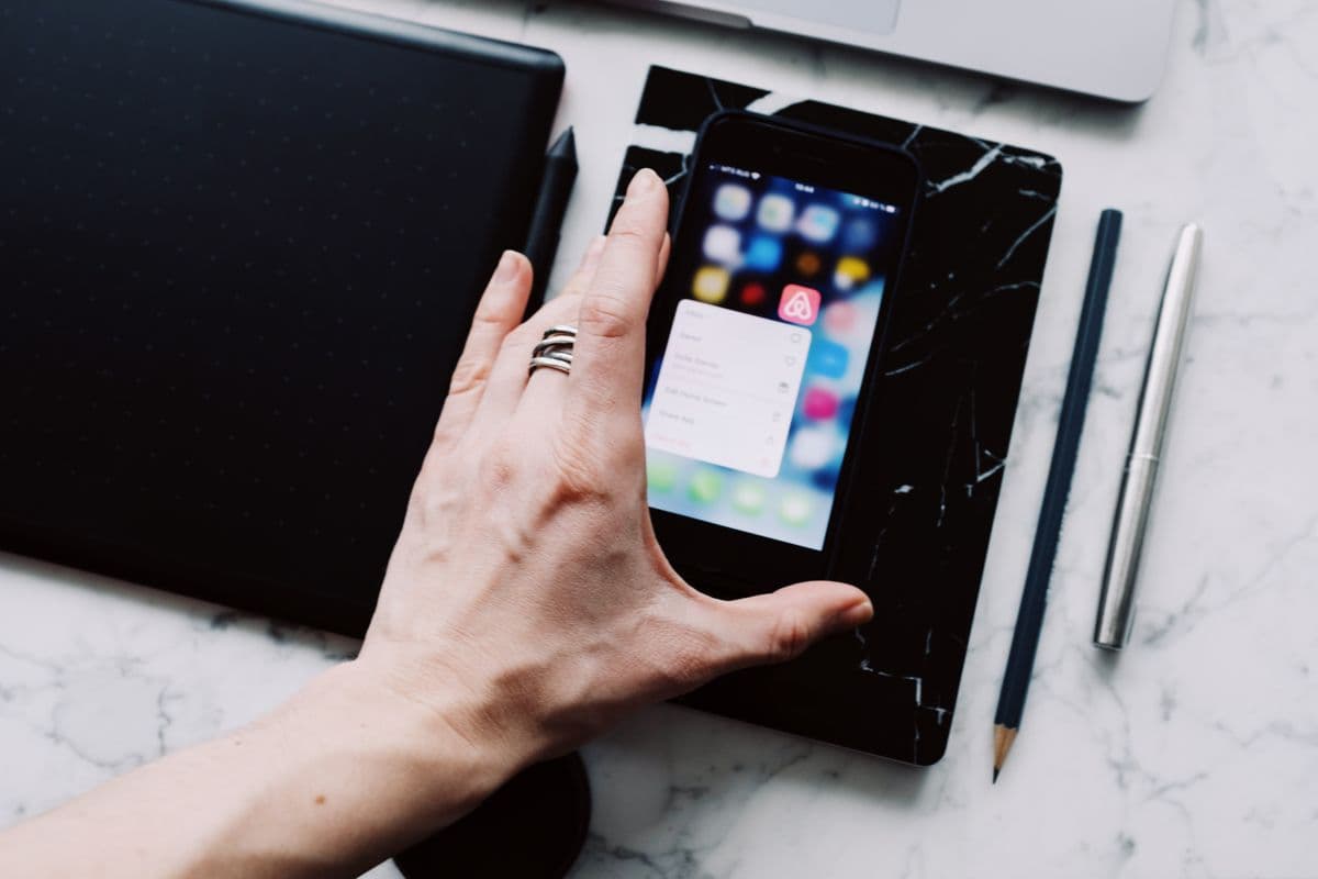 Reading information on a smartphone app